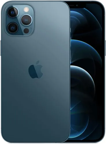 Vista 2 de Apple iPhone 12 Pro, 512GB, Pacific Blue - Verizon (Renewed)