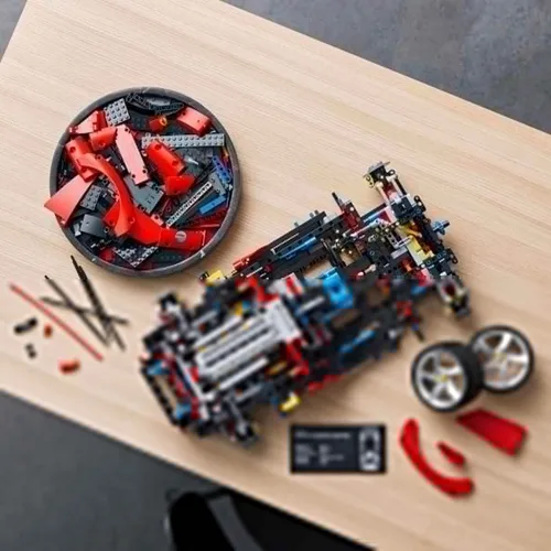 Vista 7 de LEGO Technic Ferrari Daytona SP3 42143 - Juego de construcción para adultos (3,778 piezas)