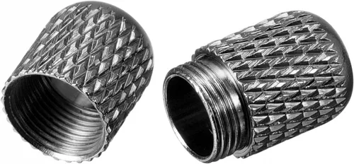 Vista 4 de uxcell Hebilla de cordón de metal 0.315 x 0.709 in latón sin lazo tensor moleteado gris oscuro 10 piezas, Gris-oscuro