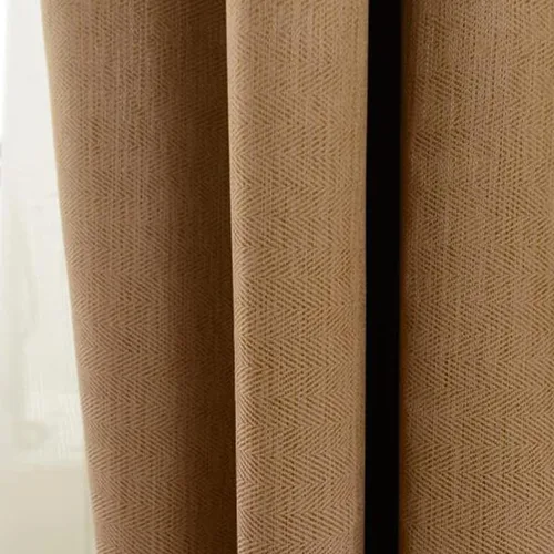 Vista 2 de Cortinas modernas para ventana, opacas con pliegues sólidos para ventana, tratamiento de ventana corrediza con ganchos de 4 puntas para dormitorio