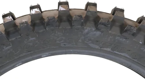 Vista 4 de Pirelli MX32 Mid Soft 100/90-19 57M Neumático delantero - DOT Dual-Sport/Enduro Motocross tire for medium-soft terrain. Bias tube type blackwall.
