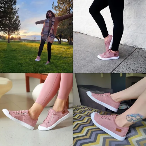 Vista 2 de JENN ARDOR - Tenis cómodos para mujer, elegantes, ligeros, adorables, planos, para caminar