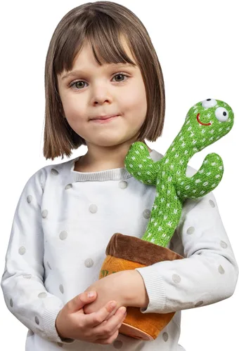 Vista 7 de Juguete de cactus bailarín que imita para bebé - Cactus parlante que imita y canta - 125 canciones, 35 rimas infantiles para niños pequeños