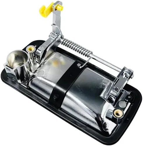 Vista 5 de Medio metal cromado, 1 par de manijas de puerta delantera y exterior compatible con Chevy S10 Sonoma 1994-2004 Blazer