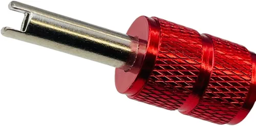 Vista 6 de Kit de núcleo de válvula de aire acondicionado Tapa y válvula AC R12 R134a Junta de teflón Refrigeración A/C Servicio de Aire Acondicionado