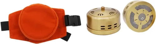 Vista 7 de NOLITOY Kit de caja de cobre Moxa sin humo Moxa purificador para palillos de moxibustión ventilación ajustable diseño portátil