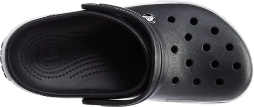 Vista 5 de Crocs - Zuecos Crocband para hombre y mujer, negro, 10