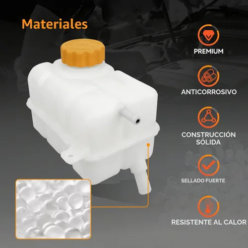 Vista 5 de BRTEC Depósito de refrigerante con tapa para Chevy Aveo Aveo5 Pontiac G3