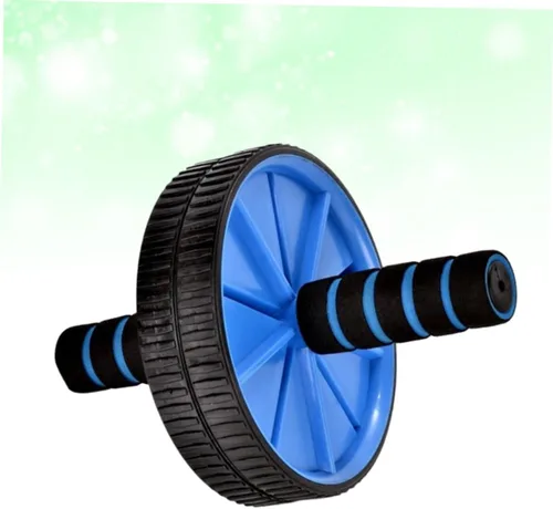 Vista 2 de Rueda de rodillo abdominal para ejercicio abdominal, para entrenamiento de núcleo, rebote automático, rueda abdominal, silencio abdominal