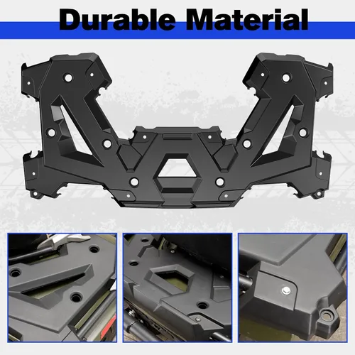 Vista 4 de HAKA TOUGH Estante trasero para accesorios de rack Polaris Sportsman 570 2014-2020, reemplazo OEM # 2635059-070, carrocería trasera para Sportman