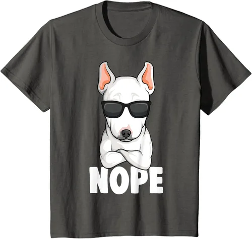 Vista 81 de Camiseta de perro Bull Terrier para niños y mujeres, Negro