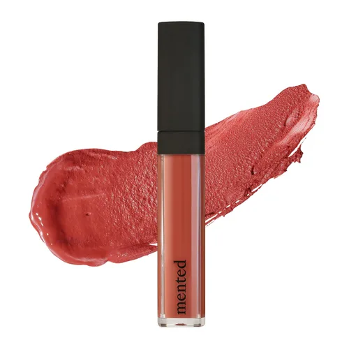 Vista 6 de Mented Cosmetics - Lápiz labial líquido para mujer, lápiz labial rojo mate terciopelo, brillo de labios impermeable, tinte, manchas de larga