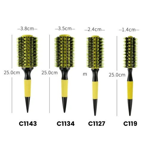 Vista 5 de Cepillo de pelo brasileño profesional (C1134) - Negro, todo tipo de cabello, adultos, unisex