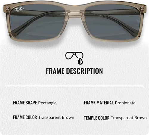 Vista 2 de Ray-Ban RB4435 Gafas de sol con forma rectangular con kit oficial de gafas