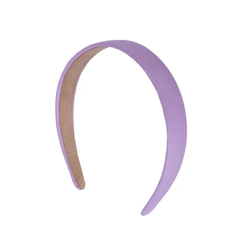 Vista 19 de Motique Accessories Diadema de cuero vegano de 1 pulgada para mujeres y niñas (negro)