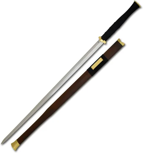 Vista 2 de Snake Eye presenta la espada katana samurái tradicional hecha a mano forjada a mano con soporte de exhibición y caja