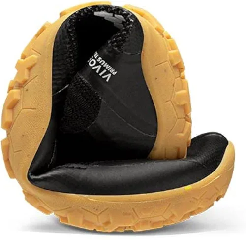 Vista 5 de Vivobarefoot Primus Trail Knit FG - Tenis todoterreno de malla transpirable reciclada para hombre con suela firme descalzo