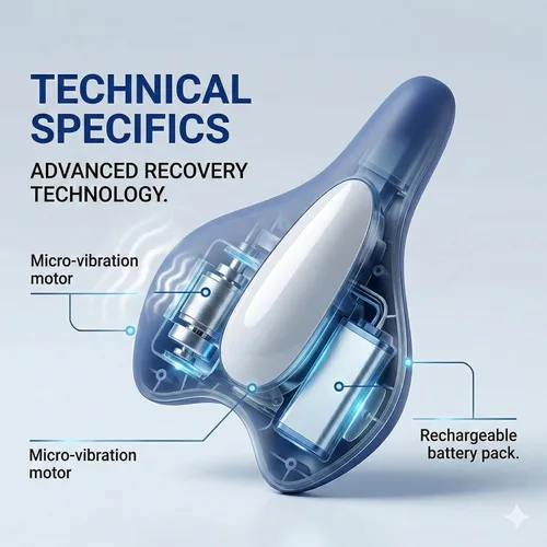 Vista 2 de Entrenador muscular de suelo pélvico para mujeres y hombres con 5 engranajes de intensidad Dispositivo ejercitador Kegel de control remoto