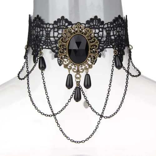 Vista 5 de IETANG Juego de máscaras venecianas de Mardi Gras para parejas con collar y pajarita