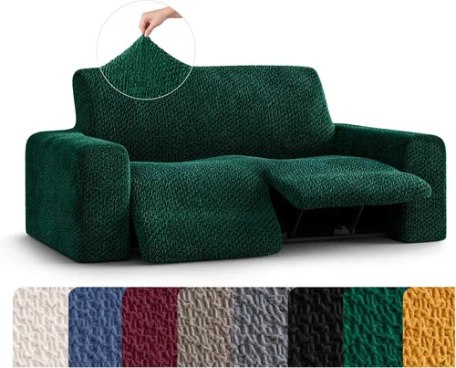 Vista 23 de PAULATO BY GA.I.CO. Funda reclinable – Funda de ajuste suave – Protector elástico de muebles reclinables de 1 pieza – Tela de terciopelo lavable a