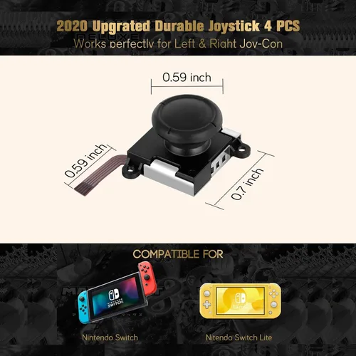 Vista 2 de Cierre de metal hebillas Kit de herramientas de reparación para Nintendo Interruptor NS Joy con con destornilladores