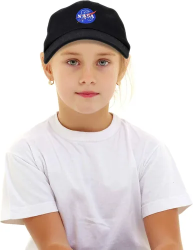 Vista 5 de DALIX Gorra de béisbol de la NASA Meatball Insignia Worm Logo para niños y niñas