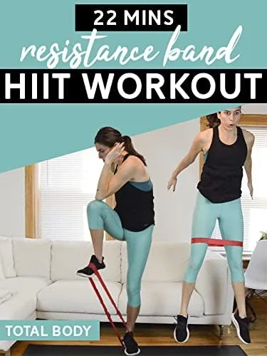 Vista 3 de FLEXFITNESS - Juego de 5 bandas de resistencia para mujeres y hombres, bandas de yoga, entrenamientos de movilidad, gimnasios, calentamiento