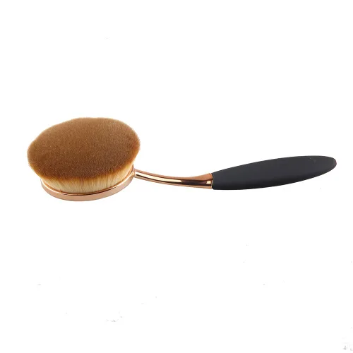 Vista 4 de Yoseng - Brocha ovalada para maquillaje, cepillo de base grande, cepillos de maquillaje, aplicación rápida y sin defectos de base líquida, crema
