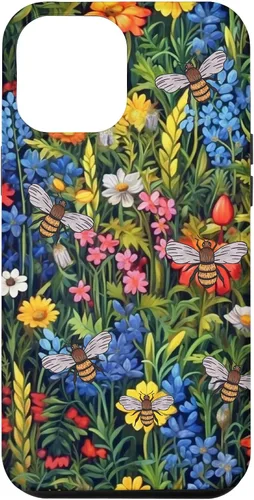 Vista 25 de Funda para iPhone 12 mini Bees And Wildflowers