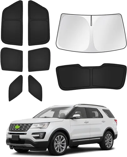 Vista 120 de Canvcle Parasol para parabrisas para Tesla modelo Y/3 2017-2025 2026 (compatible con modelos 2025 Y Juniper/2024 Modelo 3 Highland), parasol grueso