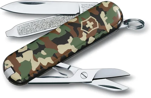 Vista 21 de Victorinox Classic SD Swiss Army – Navaja suiza de bolsillo, compacta, 7 funciones, navaja de bolsillo fabricada en Suiza con hoja pequeña Parque