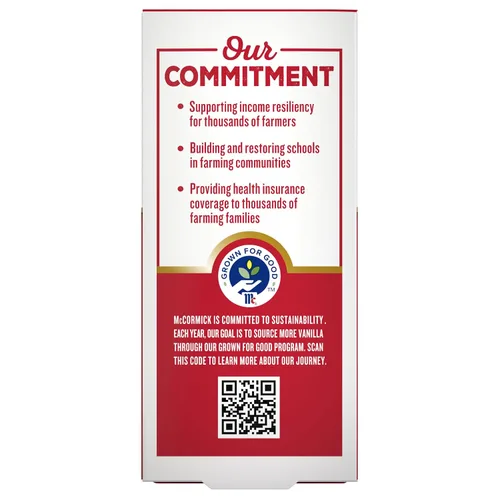 Vista 25 de Extracto de vainilla McCormick, puro, sin gluten, sin OGM, hecho con granos de vainilla de Madagascar, 1 fl oz