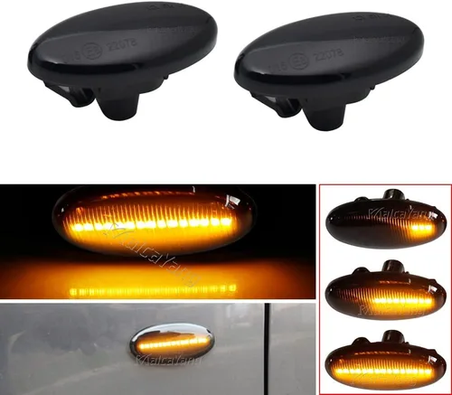 Vista 3 de Luz intermitente LED intermitente secuencial dinámica compatible con Mazda 2 2011-2014/Mazda 3 2004-2011/Mazda 5 2006-2010/Mazda MPV 2004-2006