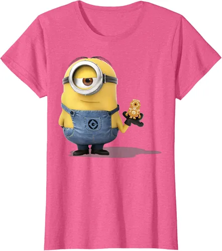 Vista 65 de Camiseta Despicable Me Minions Holding A Ginger Bread Minion Retrato Pequeña