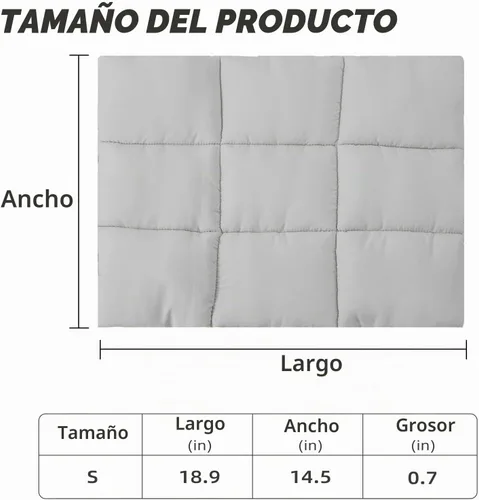 Vista 2 de Accesorios para mascotas, bolsa para mascotas, cama para mascotas, tapete para dormir para perros, colchón transpirable y cálido para perros Gris