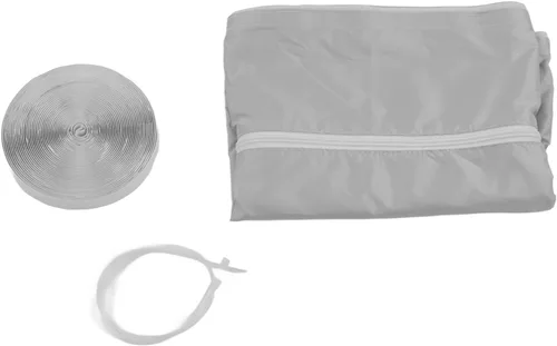 Vista 3 de Kit de deflector universal de aire acondicionado portátil para ventana de aire acondicionado (9.8 pies)