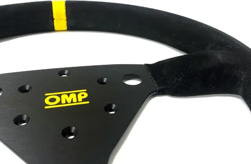 Vista 6 de OMP Volante 320 SP Negro Grip Centro Plata