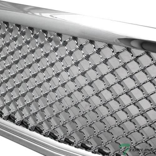 Vista 3 de 7422440752746 Compatible con 2000-2005 Cadillac Deville Rejilla de Parachoques Delantero de Malla Cromo