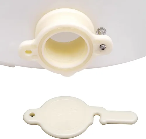 Vista 5 de Separador manual de 2 marcos, extractor de miel de plástico, manivela giratoria de panal de abeja a mano con soportes de altura ajustable
