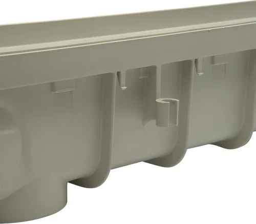 Vista 6 de NDS 864GMTL kit para canal de drenaje de 5" con rejilla de metal