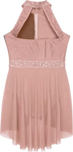 Vista 40 de CHICTRY Kids Girls Sparkly Rhinestone Ballet Gymnastics Leotards Modern Lyrical Dance Costume