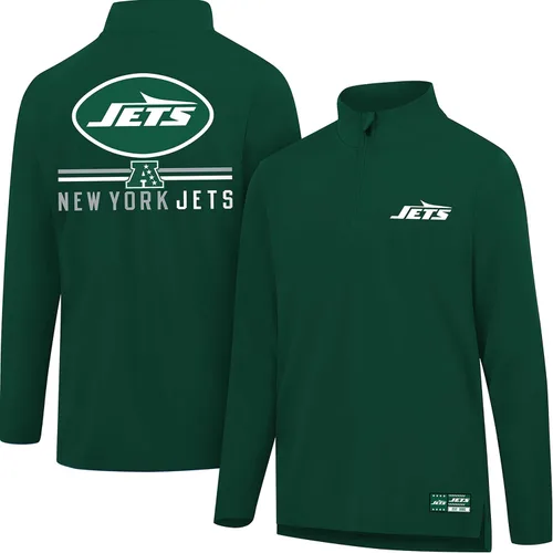 Vista 60 de Ultra Game Men's NFL Official Super Soft Quarter Zip Long Sleeve T-Shirt