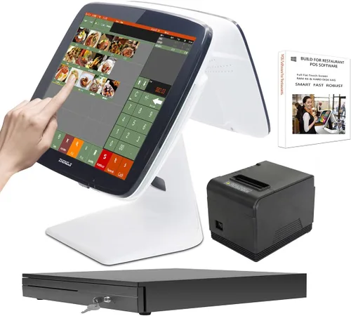 Vista 9 de Restaurantes y Bar Smart Touch POS System con impresora POS Software Cajas registradoras SET01