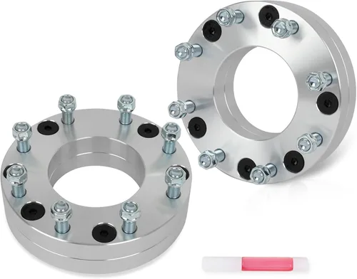 Vista 88 de SCITOO 4 espaciadores de rueda de 5 x 115 pulgadas, orificio de 1 pulgada, pernos de 2.815 in, espaciadores de rueda de 5 lengüetas de 14 x 1.5