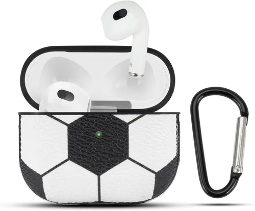 Vista 6 de Funda para AirPods 3, funda para Airpods 3, Airpods 3, Airpods 3, accesorios para Airpods 3, patrón deportivo Airpods 3, funda protectora