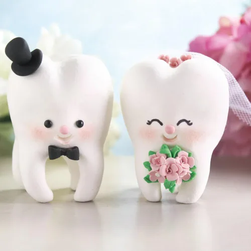 Vista 5 de Molde de silicona para dientes, divertida bandeja de cubitos de hielo con forma de dientes, molde de gelatina de postre de caramelo de chocolate