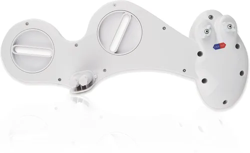 Vista 2 de Serenelife Accesorio para asiento de bidé de baño, función ajustable de agua dulce y caliente con rociador de plástico para limpieza completa