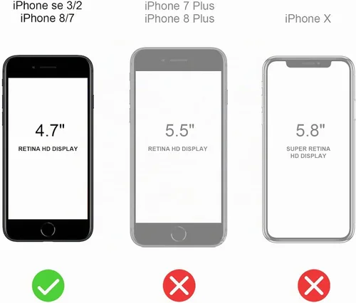 Vista 2 de jaroco Fundas para Dedos para Funda de iPhone SE, Nanofibras Superconductoras de 0.15mm, Sensación Suave, Antisudor con Funda de Teléfono