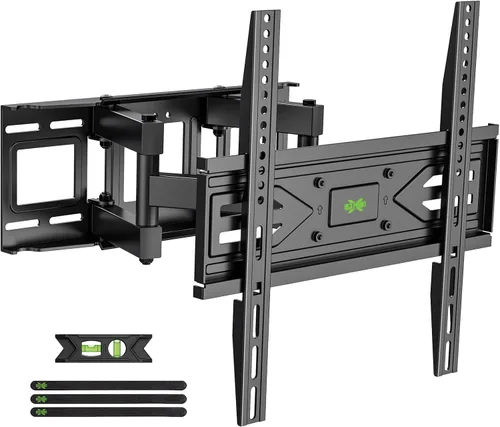 Vista 12 de USX MOUNT - Soporte de extensión de montaje en pared para televisor con placa de pared, ajuste para travesaños de madera de 16-24 pulgadas y fácil