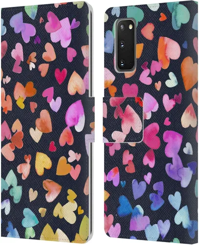 Vista 57 de Head Case Designs Officially Licensed Ninola Brushstrokes Multi Colorful Leather Wallet Case Compatible with Samsung Galaxy A07 4G